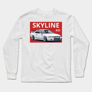 nissan skyline r32 Long Sleeve T-Shirt